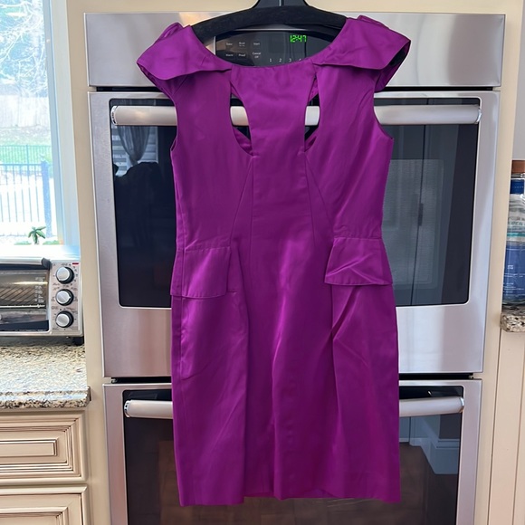 Magenta midi dress - Picture 4 of 4